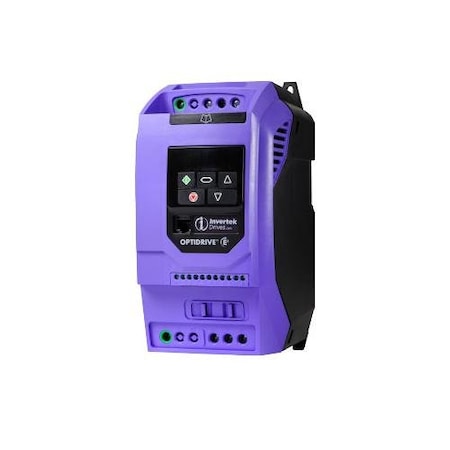 Invertek Drives 4 kW 5 HP, 9.5 A; Size 2, IP20;IV: Three Phase, 380-480 V;OV: Three Phase, 380-480 V ODE-3-240095-3F42